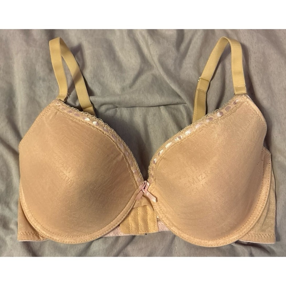 Isaac Mizrahi Beige Lightly Lined Full Cov. Convertible Straps Underwire Bra 36D